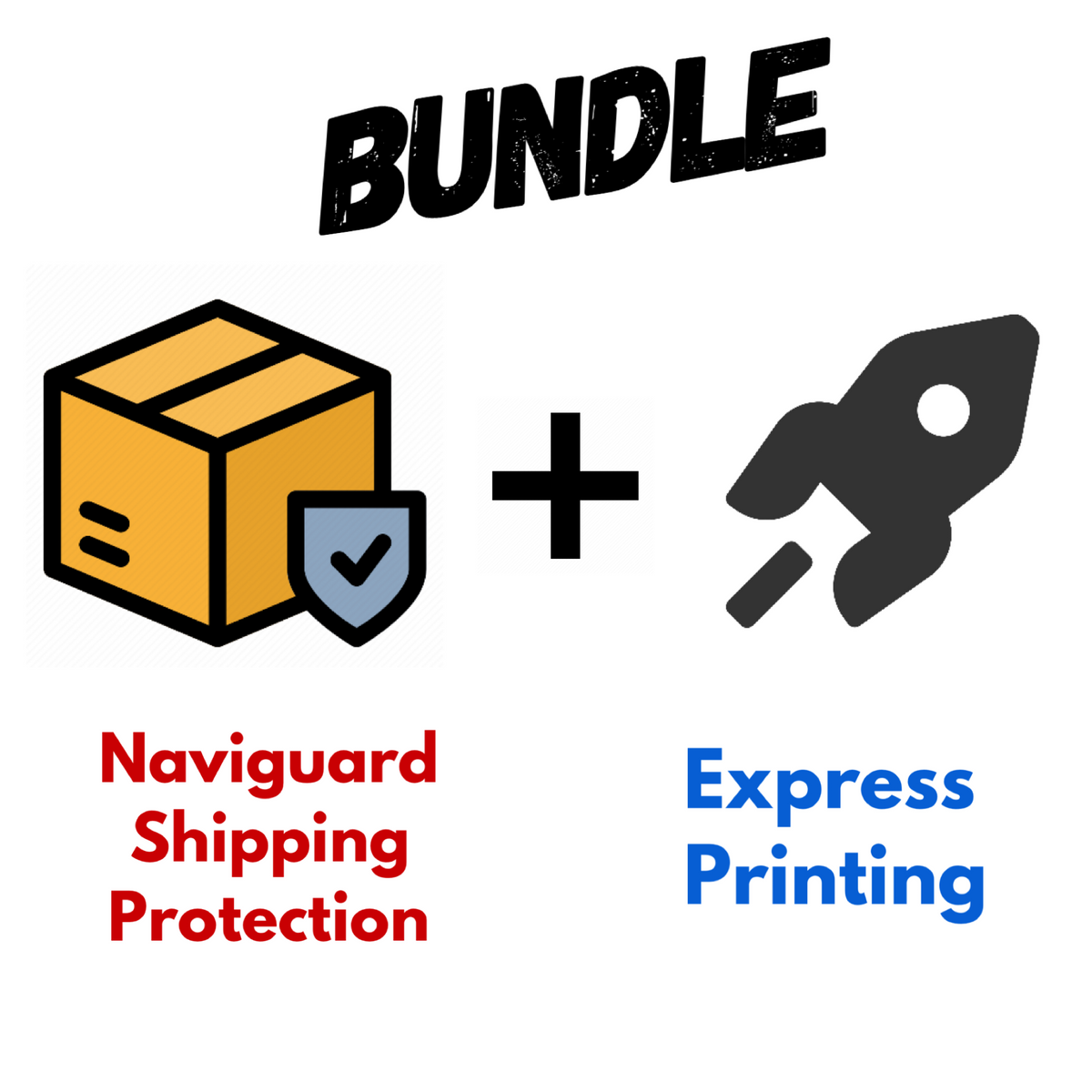 BUNDLE Naviguard Shipping Protection + Express Printing Print Your Songs